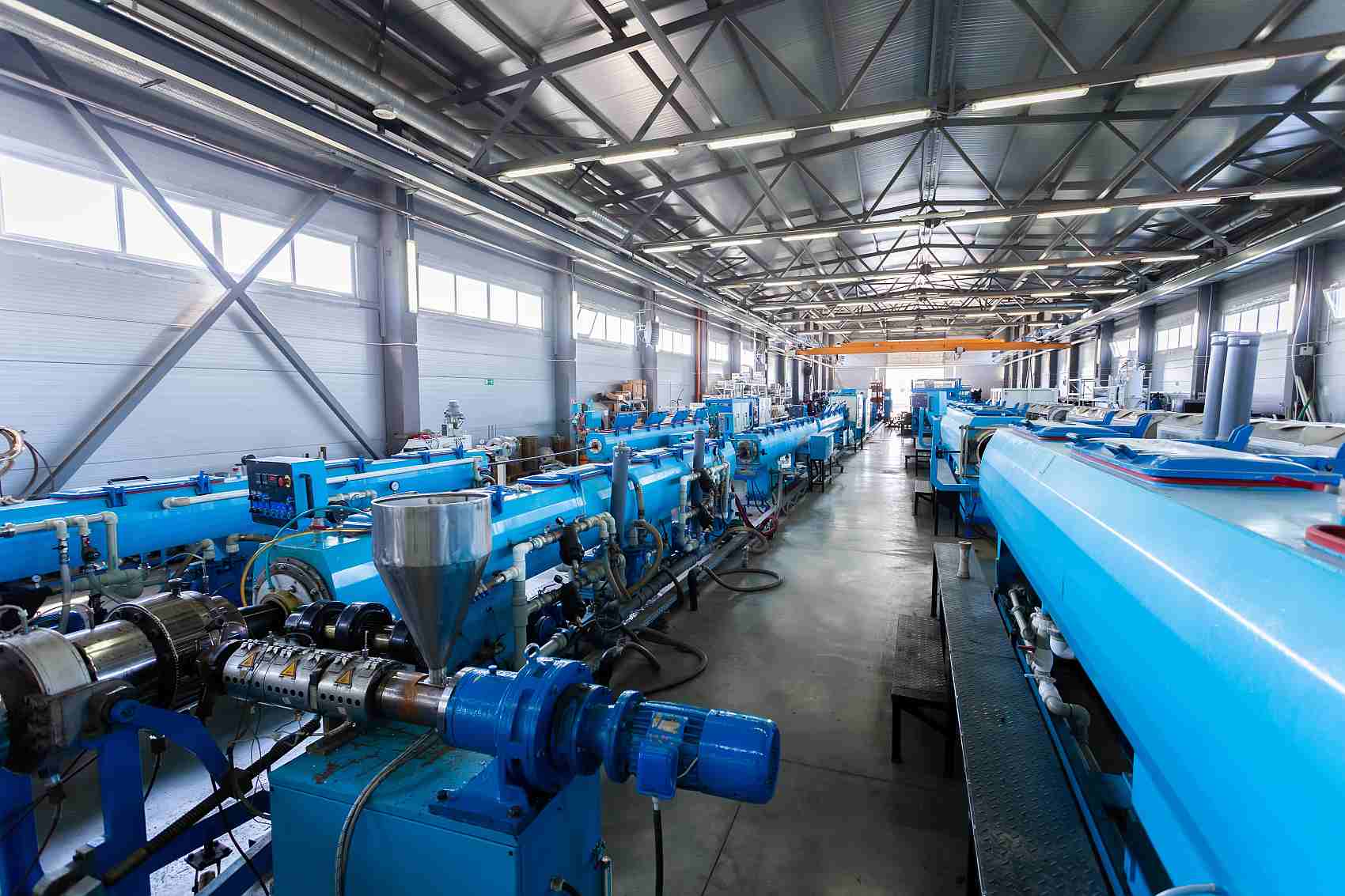 输送塑料管材聚合物生产线