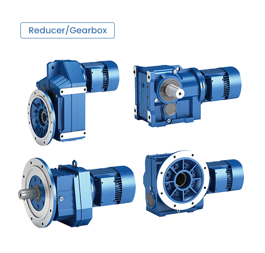 Helical-gear-motor