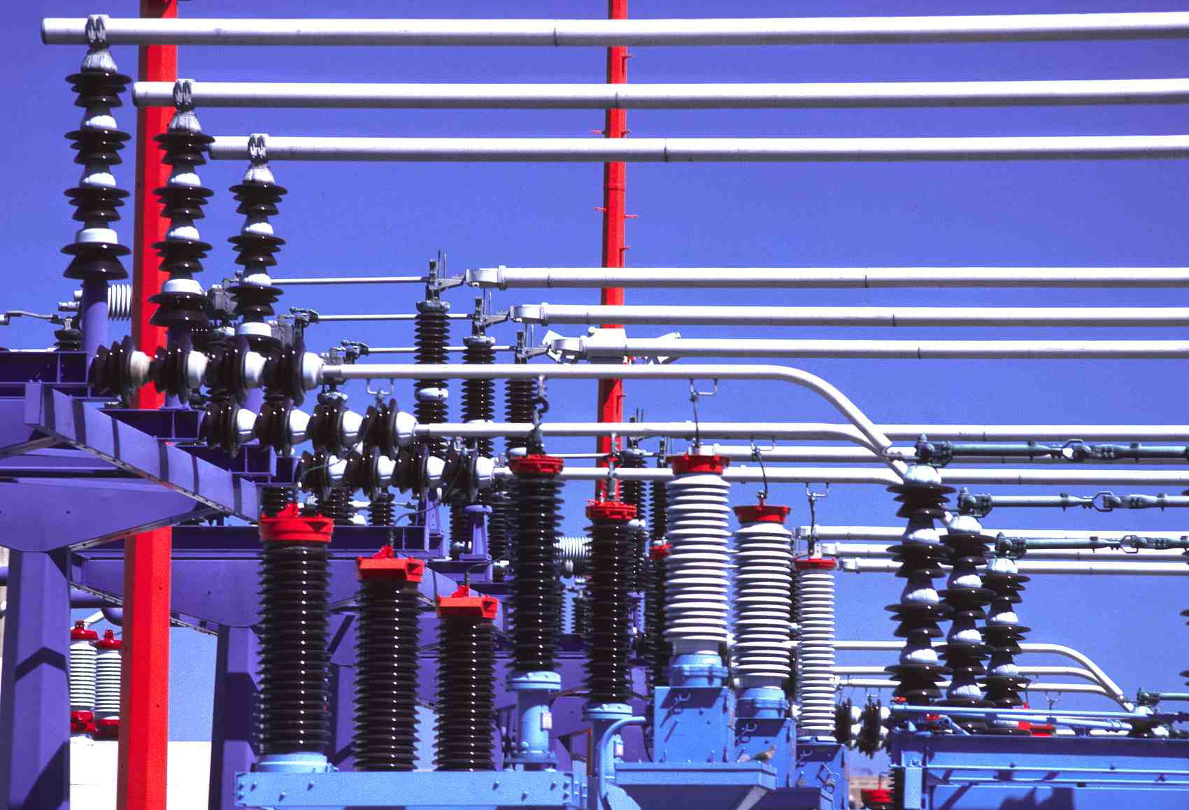 色彩斑斓的电站