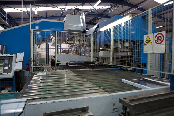 Punching and bending machine